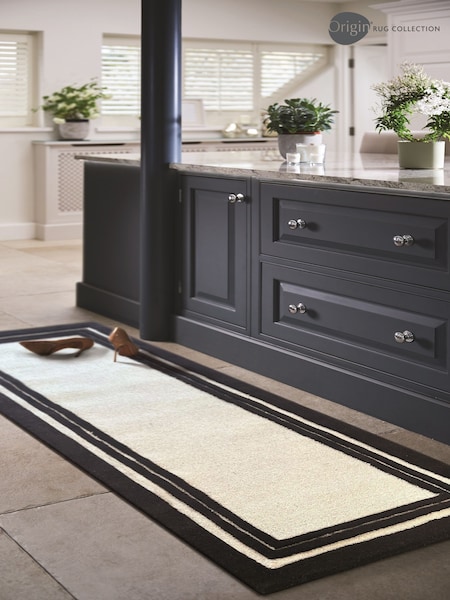Origin Rugs Black Piper Wool Runner (AN2857) | €149