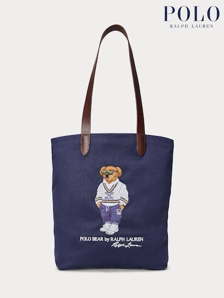 Polo Ralph Lauren Blue Tiger Patch Camo Shopper Tote Bag (AN2892) | €144