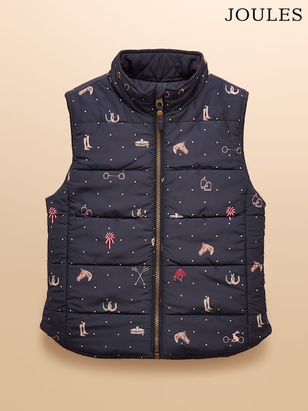 Joules Girls' Atwell Reversible Gilet (AN2919) | 48 € - 57 €
