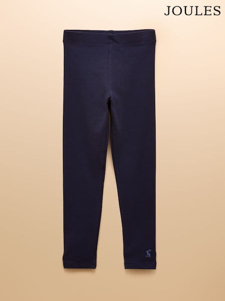 Joules Girls' Deedee Navy Blue Jersey Leggings (AN2929) | R$ 100 - R$ 140