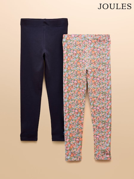 Joules Girls' Deedee Pink Two Pack Leggings (AN2944) | R$ 180 - R$ 215