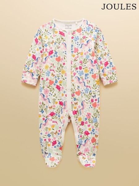 Joules Razamataz Blue Cotton Babygrow (AN2957) | 79 QAR