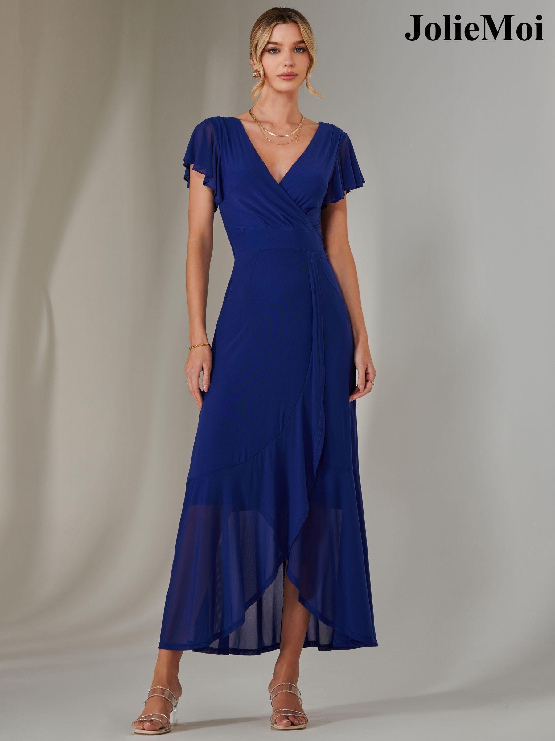 Blue Wrap Evening Dresses Next Luxembourg