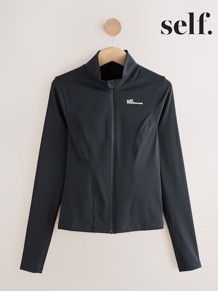 Negro - Sculpting Zip Through Jacket (AN3102) | 45 €
