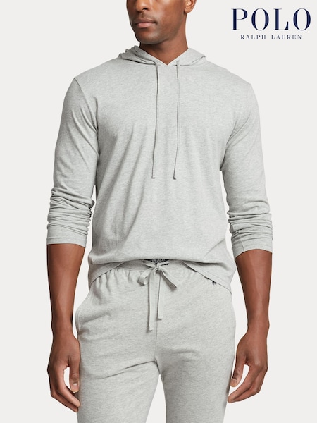 Polo Ralph Lauren Grey Jersey Cotton Hoodie (AN3114) | €78