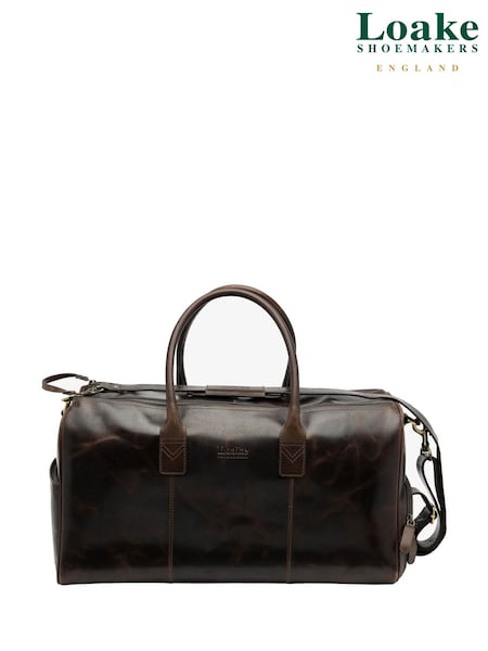 Loake Large Leather Overnight Black Bag (AN3261) | 1,862 LEI