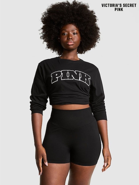 Victoria's Secret PINK Black Seamless Shorts (AN3550) | €29