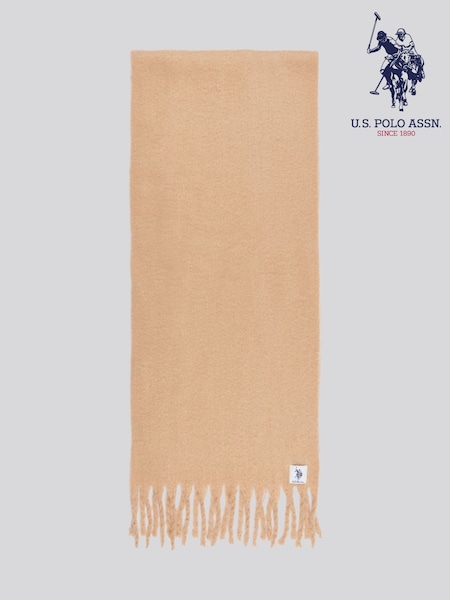 U.S. Polo Assn. Super Soft Brushed Large Winter Scarf (AN3656) | 156 LEI