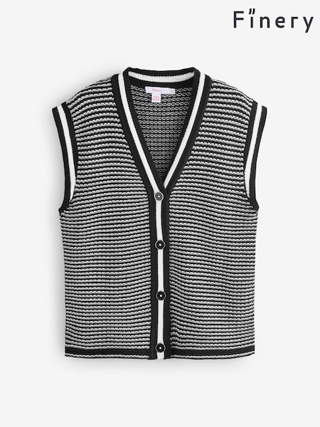 Finery Black Maree Black Sleeveless Cardigan (AN3715) | €31