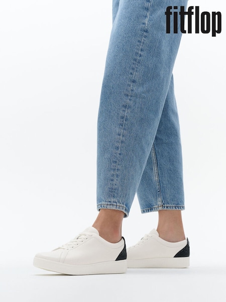 FitFlop Rally Crystal Backtab Leather Sneakers (AN4029) | €143