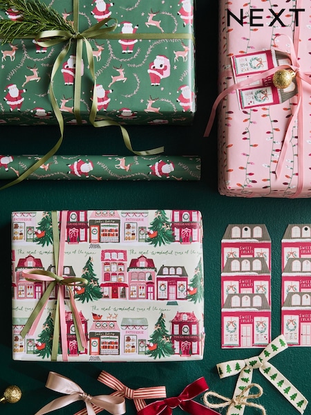 Santas Patisserie Set of 3, 3m Christmas Wrapping Papers (AN4344) | €11