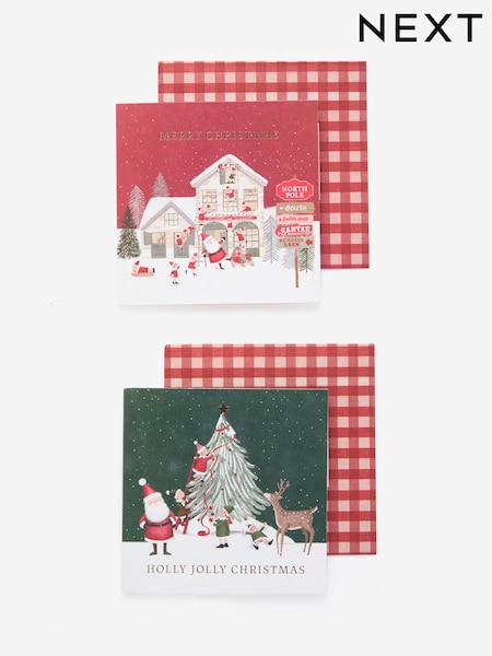 Santa Scene 20 Pack Christmas Cards (AN4516) | €7