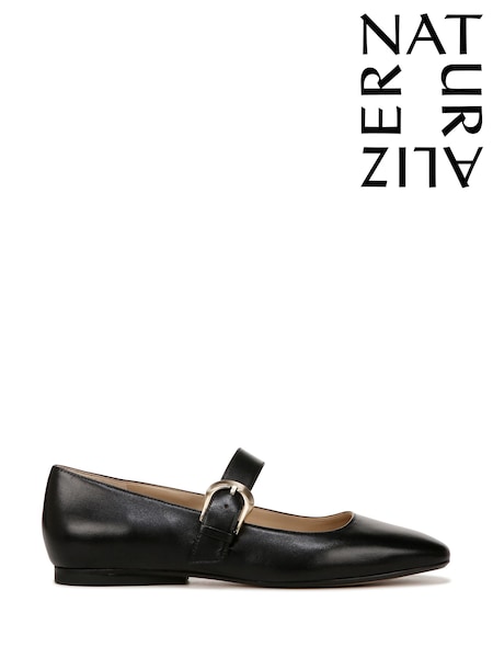 Naturalizer Mary Janes Carter Wide Fit Black Shoes (AN4547) | kr1 785