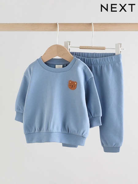 Blue Bear Baby Sweatshirt and Joggers Set (0mths-2yrs) (AN4584) | AED61 - AED71