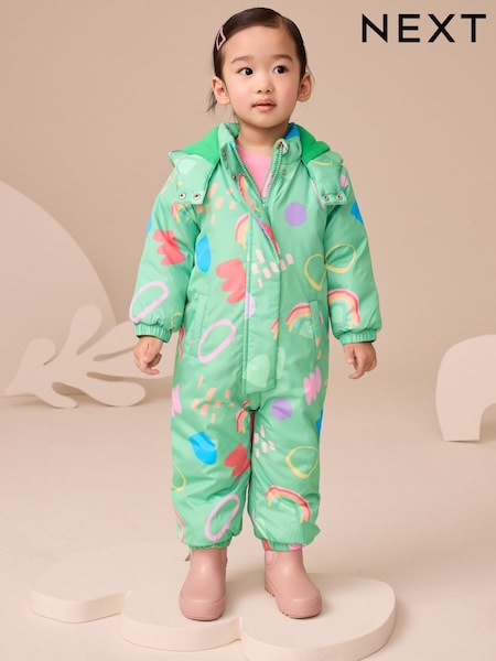 Green Shower Resistant Snowsuit (3mths-7yrs) (AN4619) | €48 - €54