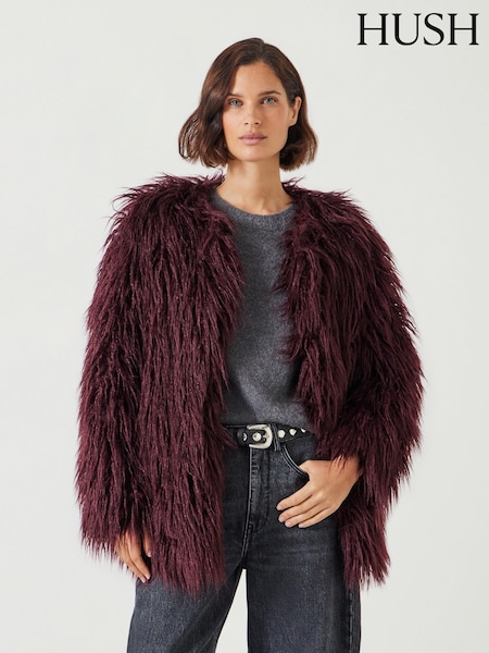 Hush Eleanor Faux Fur Jacket (AN4899) | ‏905‏₪