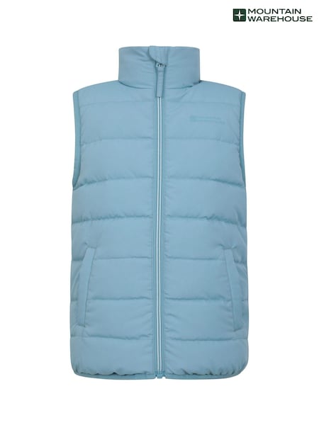 Mountain Warehouse Blue Kids Rocko Water Resistant Padded Gilet (AN4919) | ₪131