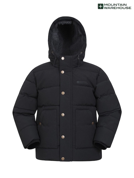 Mountain Warehouse Black Kids Manta Borg Lined Padded Jacket (AN4922) | AED349