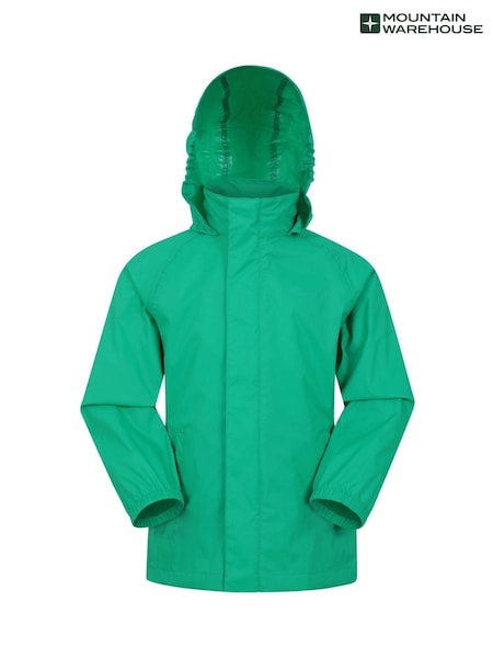 Mountain Warehouse Green Kids Pakka II Waterproof Jacket (AN4923) | R$ 225