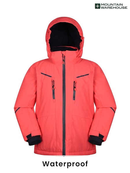 Mountain Warehouse Pink Kids Slalom Extreme Waterproof Ski Jacket (AN4926) | AED466