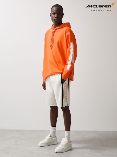 Белый - Reiss Ride McLaren F1 Team Drawstring Shorts (AN5000) | €195