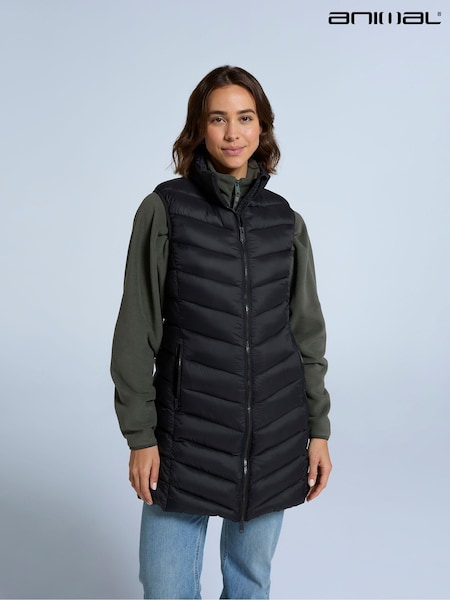 Animal Womens Frankie Padded Longline Gilet (AN5033) | €105