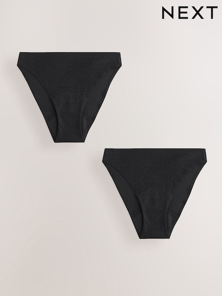 Black Brazilian Anti Leak Knickers 2 Pack (AN5067) | €20.50