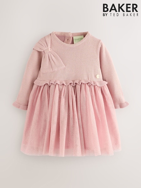Baker by Ted Baker Knitted Glitter Mesh Mockable Dress (AN5098) | €37 - €44