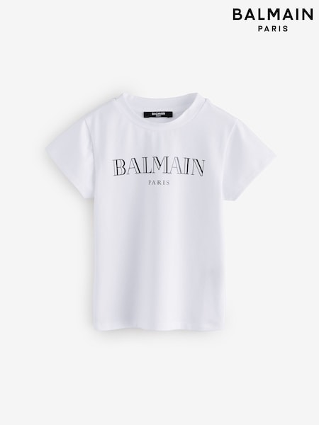 Balmain Logo Short Sleeve T-Shirt (AN5111) | €160 - €171