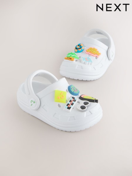White Happy Face Character Clogs (AN5138) | €13 - €15