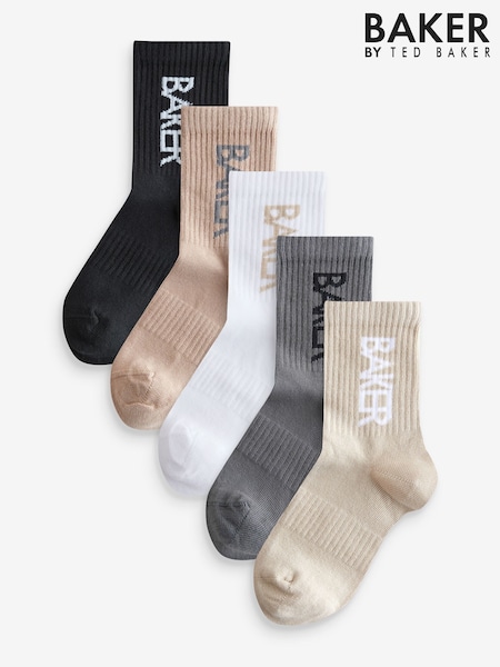 Multi - Baker by Ted Baker Socks 5 Pack (AN5337) | €20 - €22