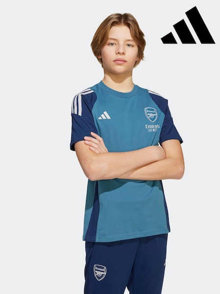 adidas Blue Kids Arsenal Tiro 25 Competition Cotton T-Shirt (AN5464) | R$ 245
