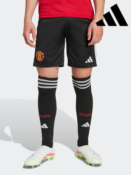 adidas Black Kids Manchester United 25/26 Home Shorts (AN5477) | € 47