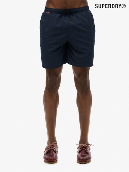 Superdry Black Premium Emb 17 Swim Shorts (AN5518) | ₪201