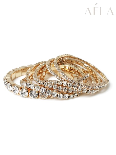 Aela Rhinestone Stretch Wristwear Bracelet (AN5535) | €25