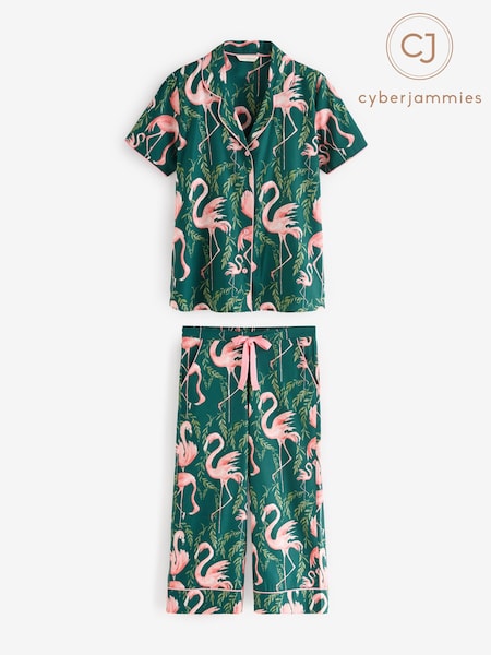 Cyberjammies Green Short Sleeve Pyjamas Set (AN5575) | R$ 475