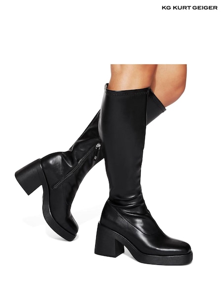 KG Kurt Geiger Sylvie High Leg Black Boots (AN5584) | AED346