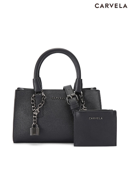 Preto - Carvela Latte East West Bag (AN5596) | R$ 885