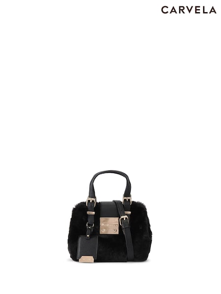 Carvela Black Micro Mandy Faux Fur Bag (AN5609) | 4,146 UAH