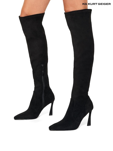 KG Kurt Geiger Sweetie High Leg Black Boots (AN5611) | 295 €