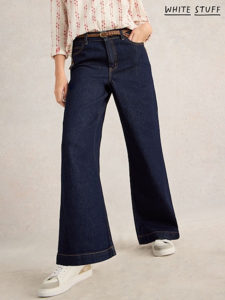 White Stuff Blue Ayla Wide Leg Jean (AN5653) | €92
