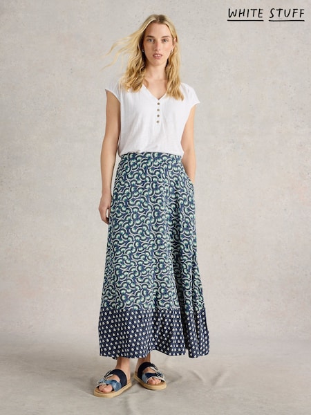 White Stuff Jada Jersey Maxi Skirt (AN5682) | ‏315‏₪