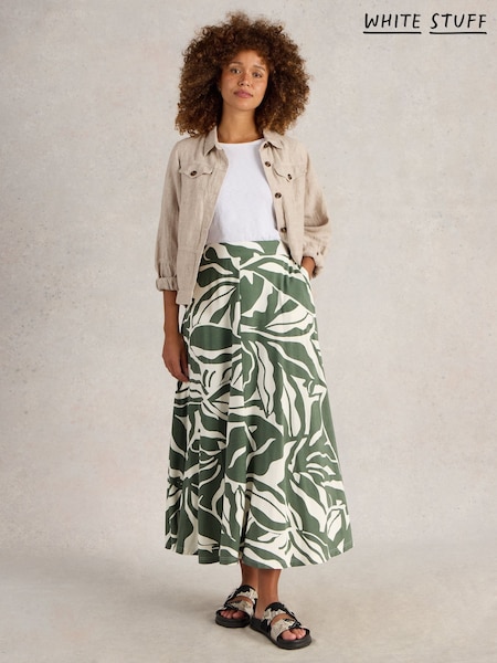 White Stuff Jada Jersey Maxi Skirt (AN5683) | ‏315‏₪
