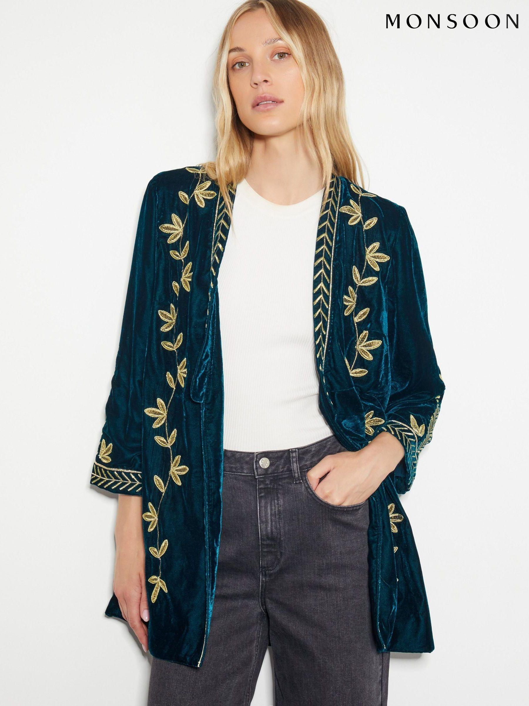 Women s Jackets Formal Long Sleeve Velvet Coatsandjackets Next United Arab Emirates