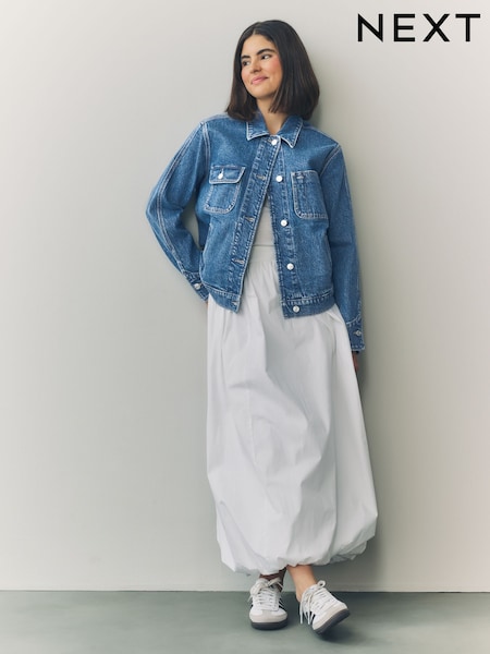 Синий - Denim Worker Jacket (AN5747) | €51