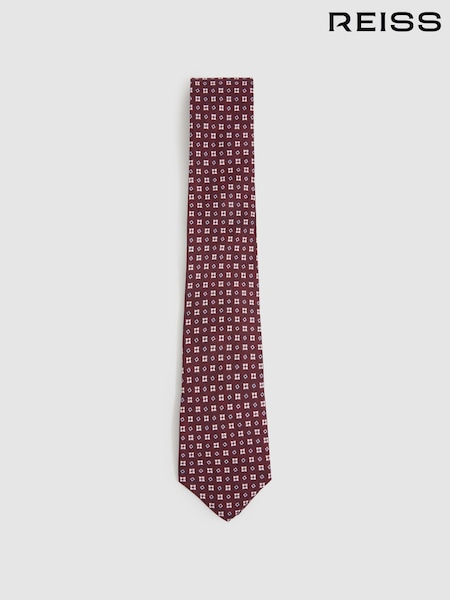 Reiss Cavoli Silk Floral Print Medallion Tie (AN5794) | €104