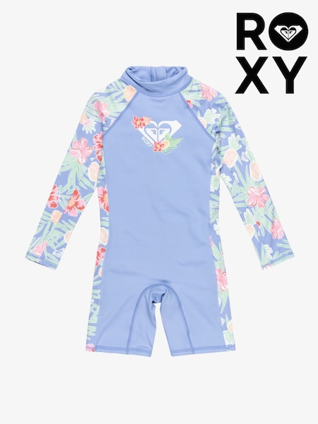 Roxy Tropical Story Print Long Sleeve SwimSuit (AN6007) | 298 LEI