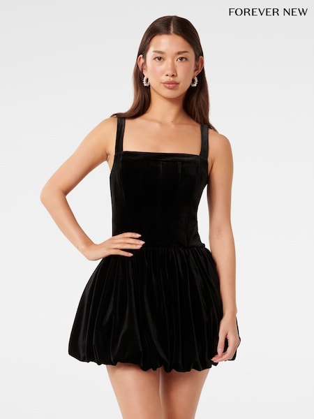 Forever New Eleri Corset Bubble Hem Mini Dress (AN6033) | 573 LEI