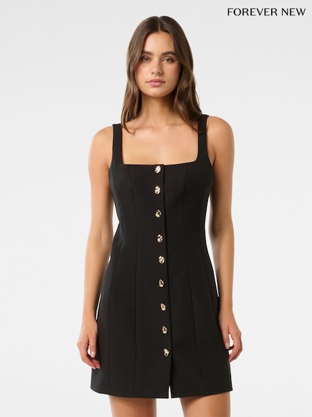 Forever New Penny Button Down Mini Dress (AN6039) | €146