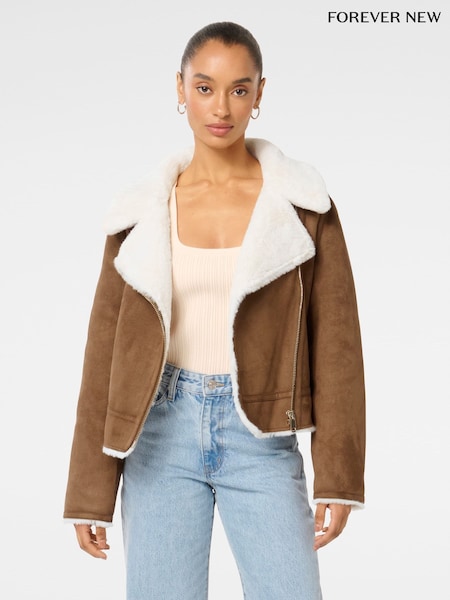 Forever New Petite Montana Aviator Jacket (AN6048) | €146